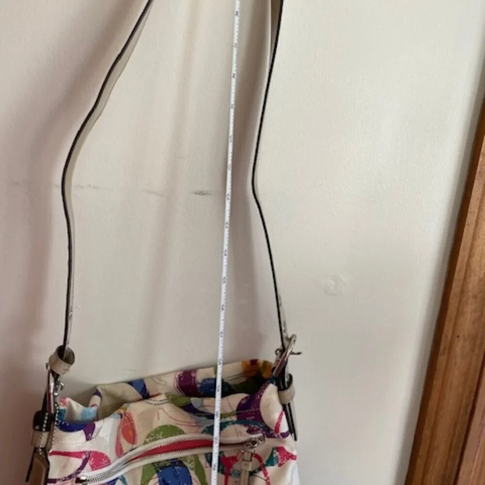 COACH Stamped Signature C Duffle Hobo Crossbody Shoulder Bag 31183E